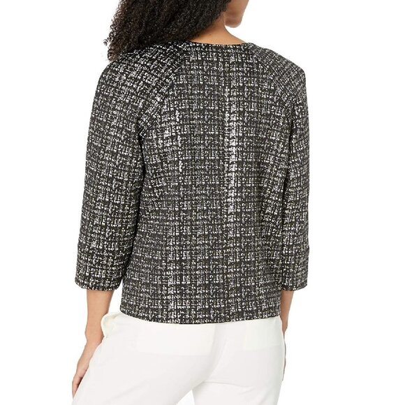 Kasper Womens U-Neck Fly Away Jacket - Picture 2 of 7